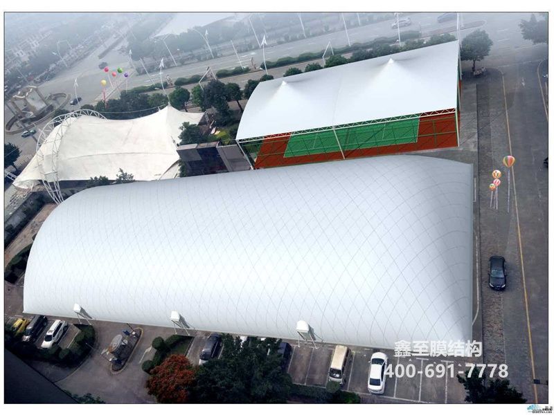 充气膜运动场馆